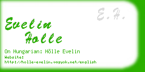 evelin holle business card